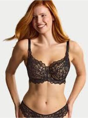 Panache Allure Full Cup Bra 10765 MSRP: $80 Black 36D